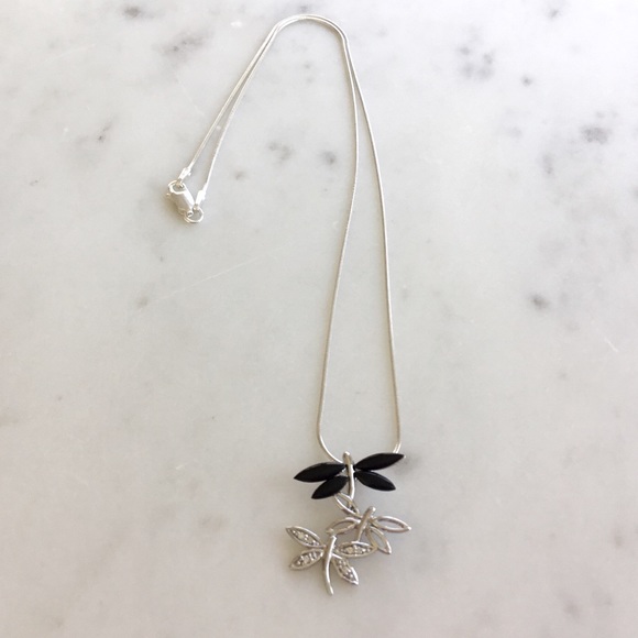 Sterling Silver Dragonfly Necklace - Picture 2 of 12